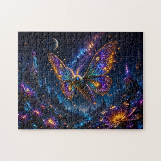 Puzzle Cosmic Butterfly – Magical Galactic Fantasy (Horizontal)