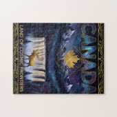 Puzzle Cosmic Canada Nature Celestial Art (Horizontal)