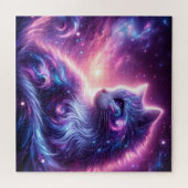 Puzzle Cosmic Galaxy Mystical Feline Celestial (Horizontal)
