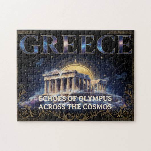 Puzzle Cosmic Greece Ancient Temple Celestial Art (Horizontal)
