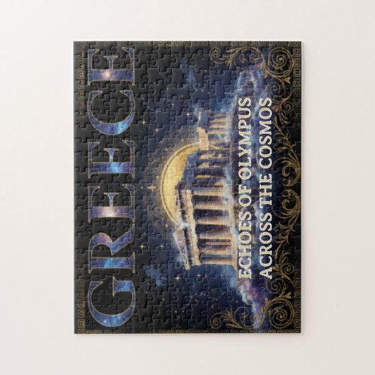 Puzzle Cosmic Greece Ancient Temple Celestial Art (Vertical)