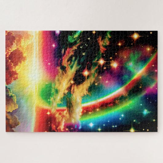 Puzzle Cosmic Indigo Interstellar événement dans l'espace (Horizontal)