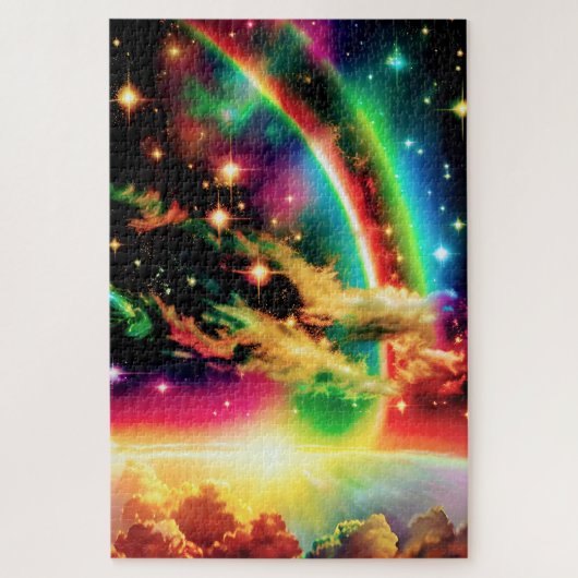Puzzle Cosmic Indigo Interstellar événement dans l'espace (Vertical)