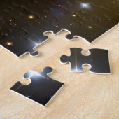 Puzzle Cosmic or rose étoile éclater espace galaxie skysc (Côté)