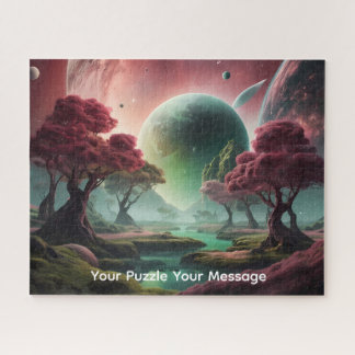 Puzzle Cosmic planets & colourful worlds