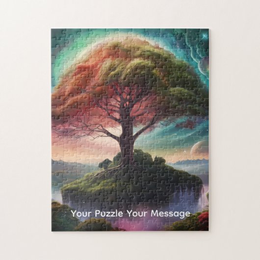 Puzzle Cosmic planets & colourful worlds (Vertical)