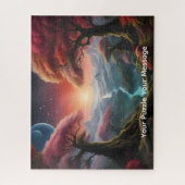Puzzle Cosmic planets & colourful worlds (Vertical)