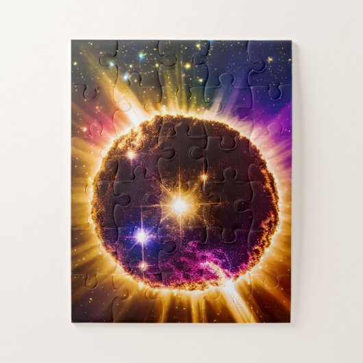 Puzzle Cosmic Purple U.F.O. Voler dans l'univers Extraord (Vertical)