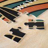 Puzzle Cosmic Surf Retro Wave • Vintage Sunset Surfing (Côté)