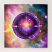 Puzzle Cosmic Vibrant Coloré Mystique Céleste Objet (Vertical)