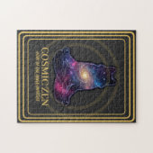 Puzzle Cosmic Zen Wolf – Meditating Galaxy Spirit Animal  (Horizontal)