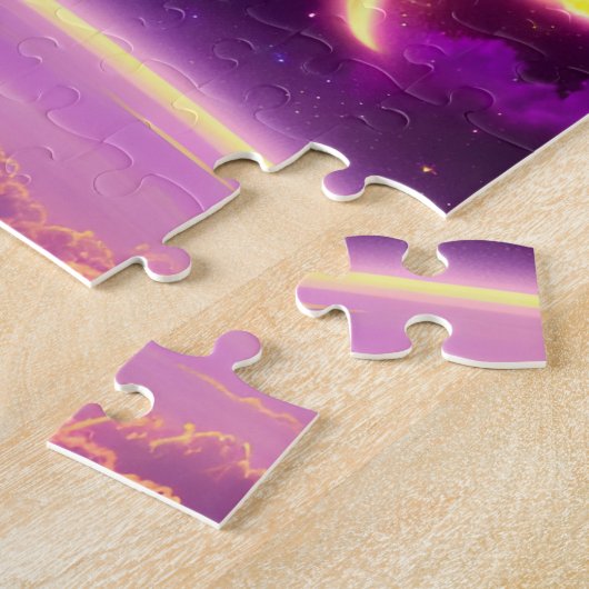 Puzzle Cosmologique Jaune Violet Nuage Zap Atmosphère spa (Côté)