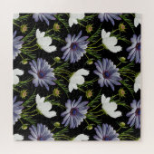 Puzzle Cosmos Daisy Floral Collage sans fil (Horizontal)