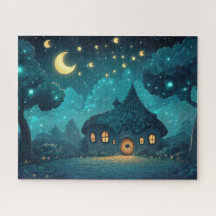 Cosy Cottage Luminant Sous Crescent Moon