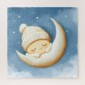 Puzzle Cosy Knit Nap Creson Moon (Vertical)