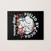 Puzzle Cosy Puppy Dreams - Chocolat chaud et Noël (Horizontal)