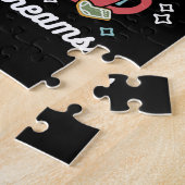 Puzzle Cosy Puppy Dreams - Chocolat chaud et Noël (Côté)