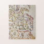 Puzzle Côte de l'Afrique et de la rivière Gambie | 1622 (Vertical)