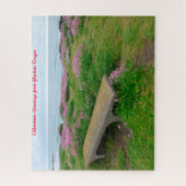 Puzzle Côte Pacifique de l'Oregon. voeux de Noël (Vertical)