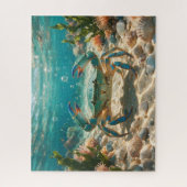 Puzzle côtier du crabe bleu (Vertical)