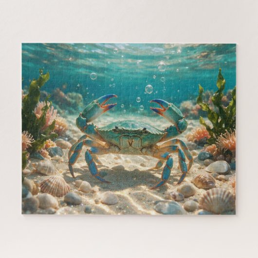 Puzzle côtier du crabe bleu (Horizontal)