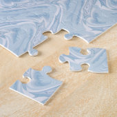 Puzzle Coton Bonbons Bleu Abstrait (Côté)