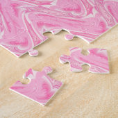 Puzzle Coton Candy rose Abstrait (Côté)