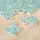 Puzzle Coton Candy Vert Abstrait (Côté)