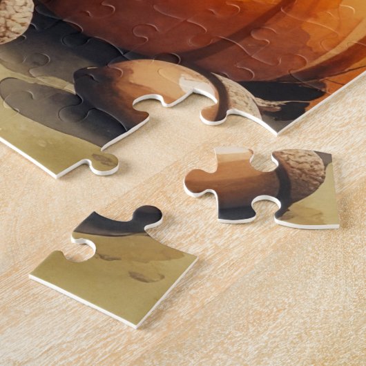 Puzzle Coton De Tulear À L'Automne Feuilles L'Art Thanksg (Côté)