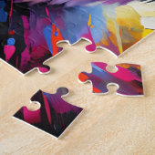 Puzzle Coton De Tulear Chien Portrait Acrylique Art Print (Côté)