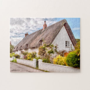 Puzzle Cottage-1 couvert de chaume