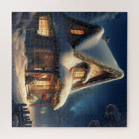 Puzzle Cottage de Noël (6) (Horizontal)