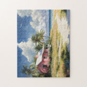 Puzzle Cottage de plage tropical (Vertical)