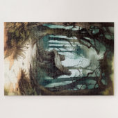 Puzzle Cottage forestier enchanté (Horizontal)
