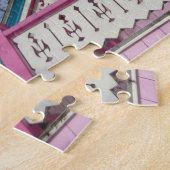 Puzzle Cottage rose Ciel dramatique - Vignoble de Martha (Côté)