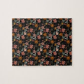 Puzzle Cottagecore fleur grattage noir (Horizontal)