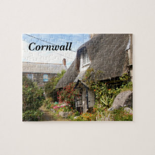 Puzzle Cottages à la photographie de Cadgwith les