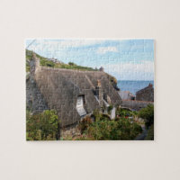 Cottages à la photographie de Cadgwith les
