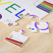 Puzzle Couche arc-en-ciel Coupe de gâteau LGBT Gay pride (Côté)