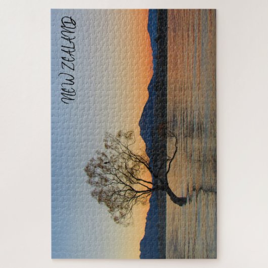 Puzzle couché de soleil de wanaka (Vertical)