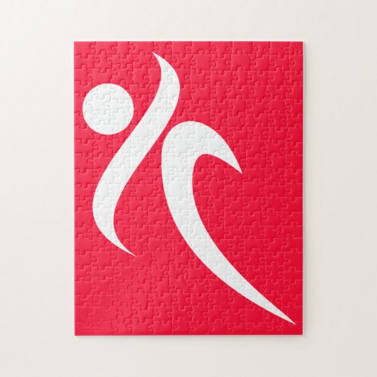 Puzzle Couche rouge écarlate (Vertical)