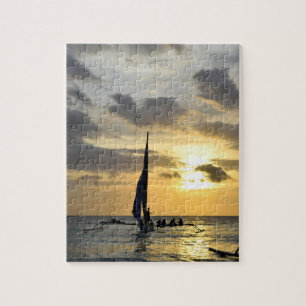 Puzzle Coucher de soleil à Boracay aux Philippines