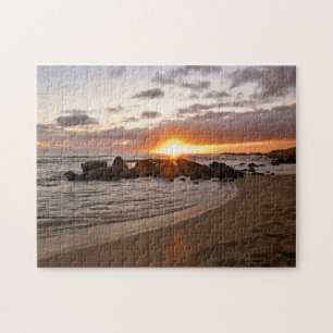 Puzzle Coucher de soleil à Kauai - Salt Pond Park - Hawai