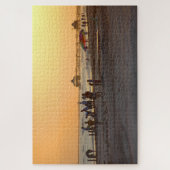 Puzzle Coucher de soleil à la plage de l'océan (Vertical)