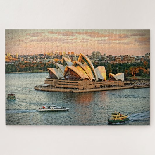 Puzzle Coucher de soleil à l'Opéra de Sydney - 20x30 - 10 (Horizontal)