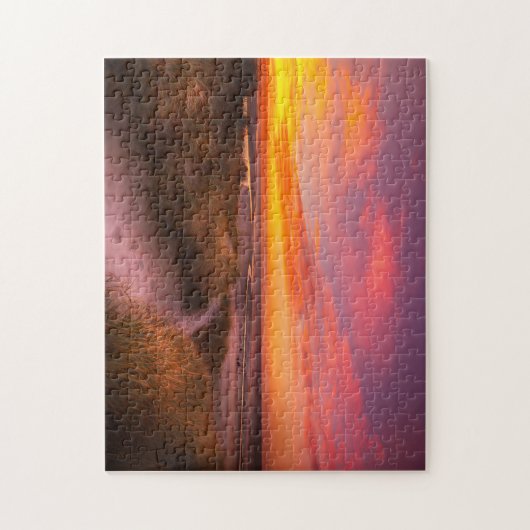 Puzzle Coucher de soleil à Mayflower Beach sur le Cap (Vertical)