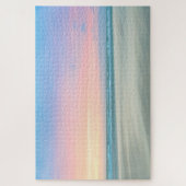 Puzzle Coucher de soleil Abstrait sur la plage de La Haye (Vertical)