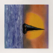 Puzzle Coucher de soleil - Aquarelle Art - (Horizontal)