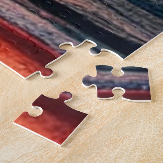 Puzzle Coucher de soleil avec oiseaux (Côté)