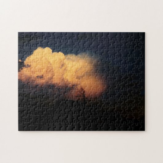 Puzzle Coucher de soleil dans les nuages (Horizontal)